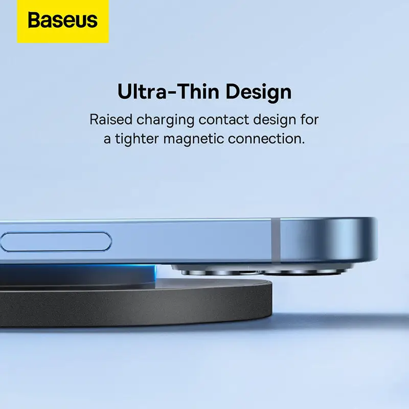 Baseus Simple 2 Qi Fast Wireless Charger With Type-C Cable