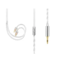 TRUTHEAR PURE SILVER-PLATED COPPER 0.78MM 2-PIN IEM CABLE DESIGN