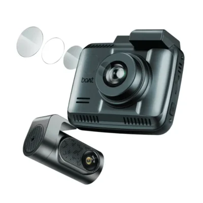 boAt HIVE Dashcam F1 4K Dual Channel Car Camera with ADAS