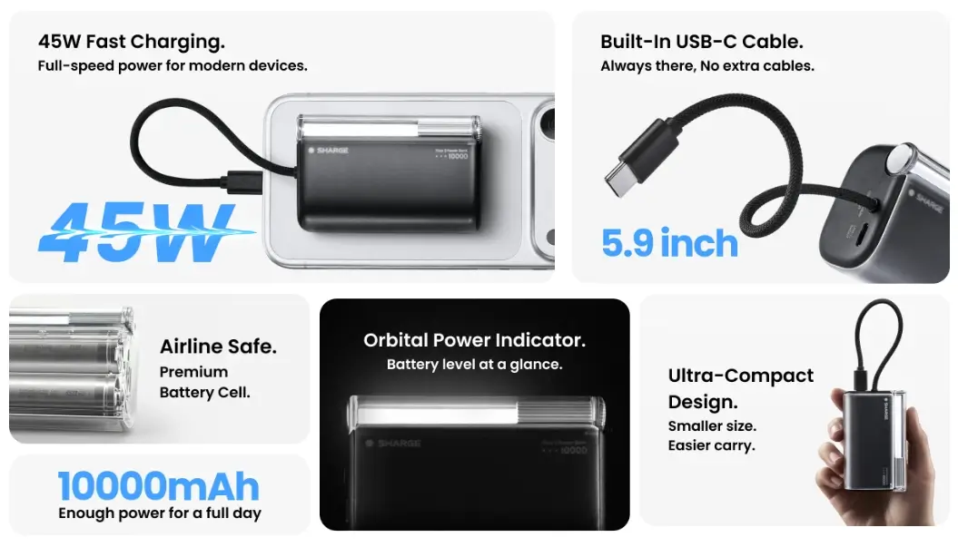 SHARGE Flow 3 Power Bank Price in Bangladesh